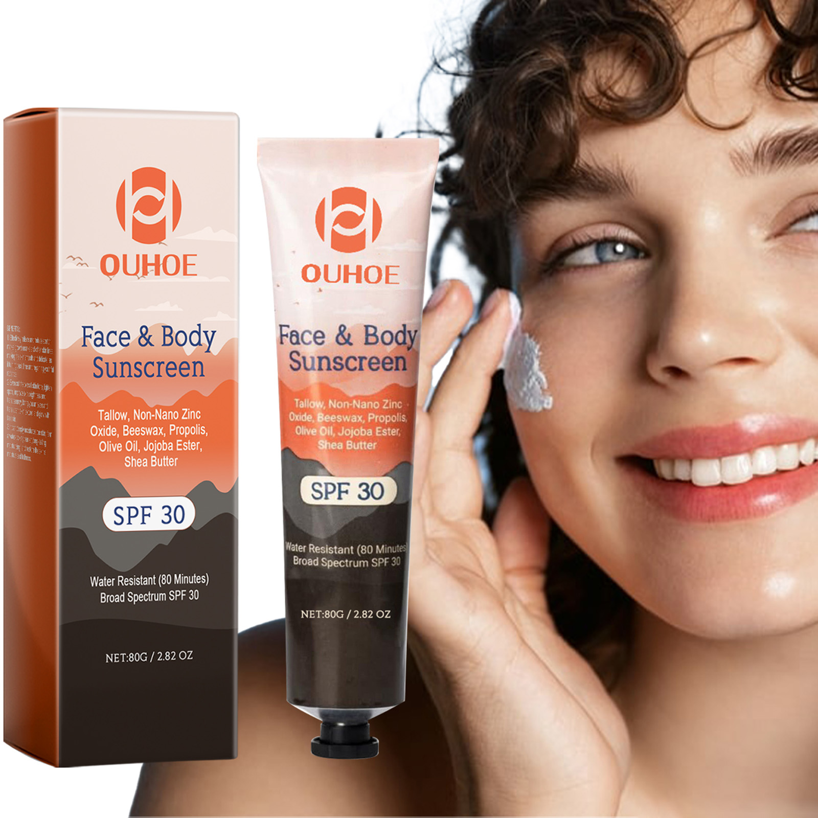 Face Moisturizer Spf - Facial Body Sunscreen Moisturizer Lightweight Non-Greasy