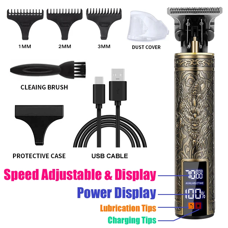 T9 Vintage Hair Clippers for M - Mens Vintage Grooming Kit 评论和价格