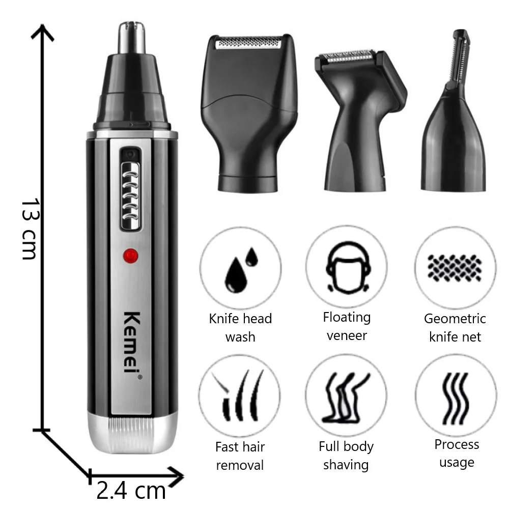 Kemei 4 in 1 trimmer for men E - Men'S Grooming Electric Trimmer 评论和价格
