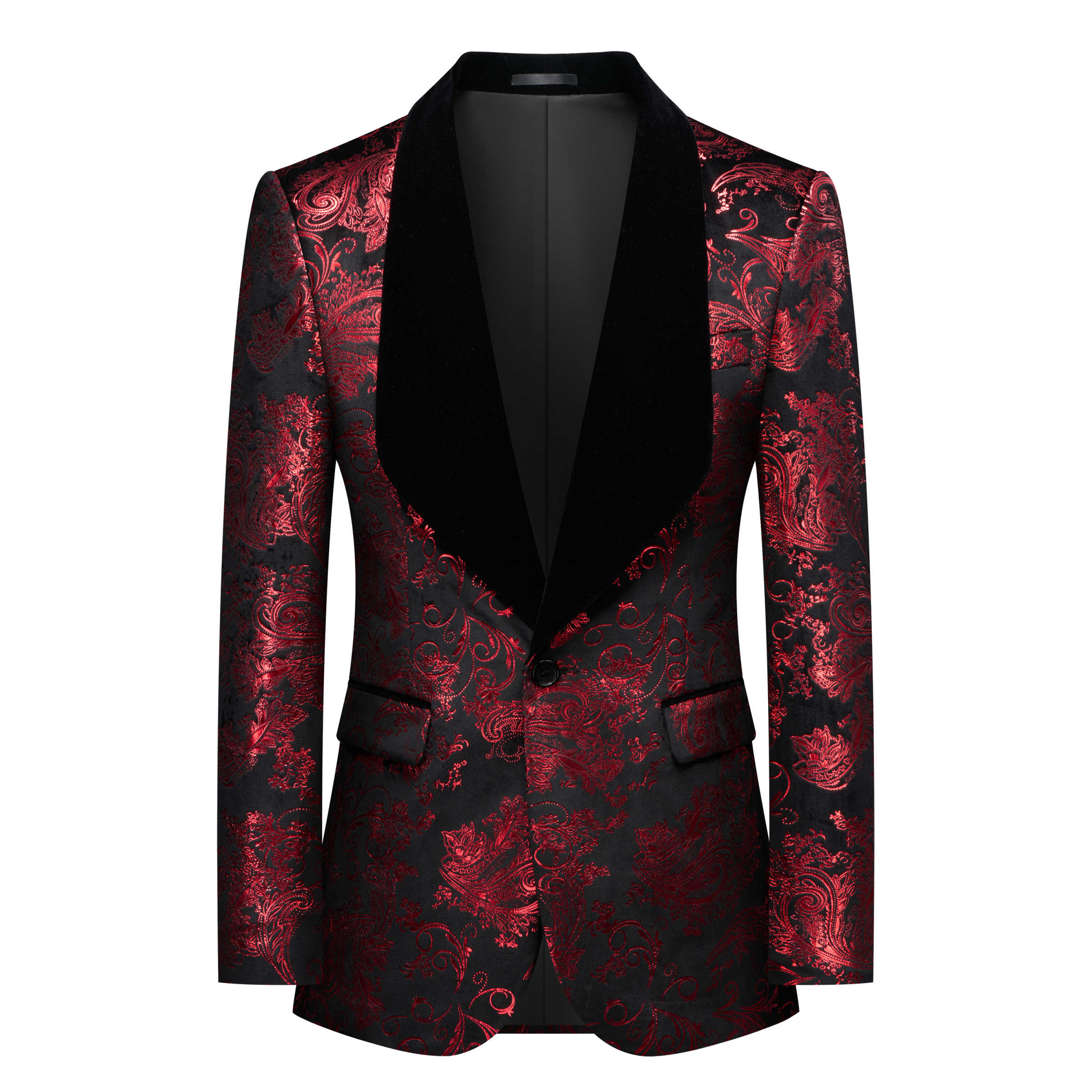 Real Picture Men Suit Jacquard - Men'S Grooming Spot 评论和价格
