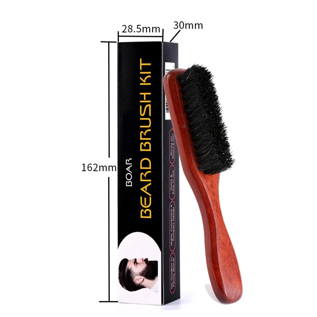 Beard Brush for Men Wooden Bri - Men Grooming Home 评论和价格