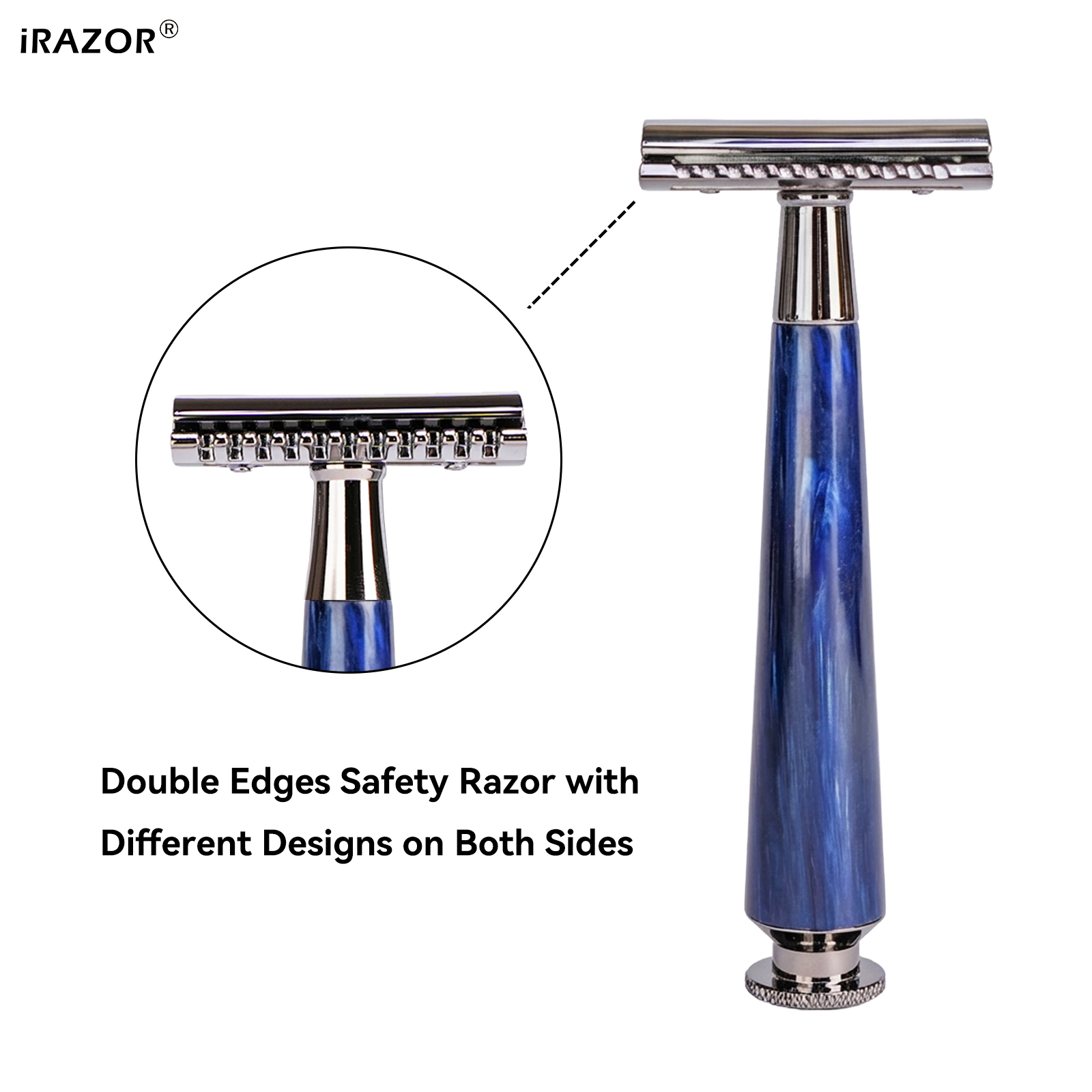 iRAZOR Double Edge Safety Razo - Mens Grooming Kit Gift Set 评论和价格