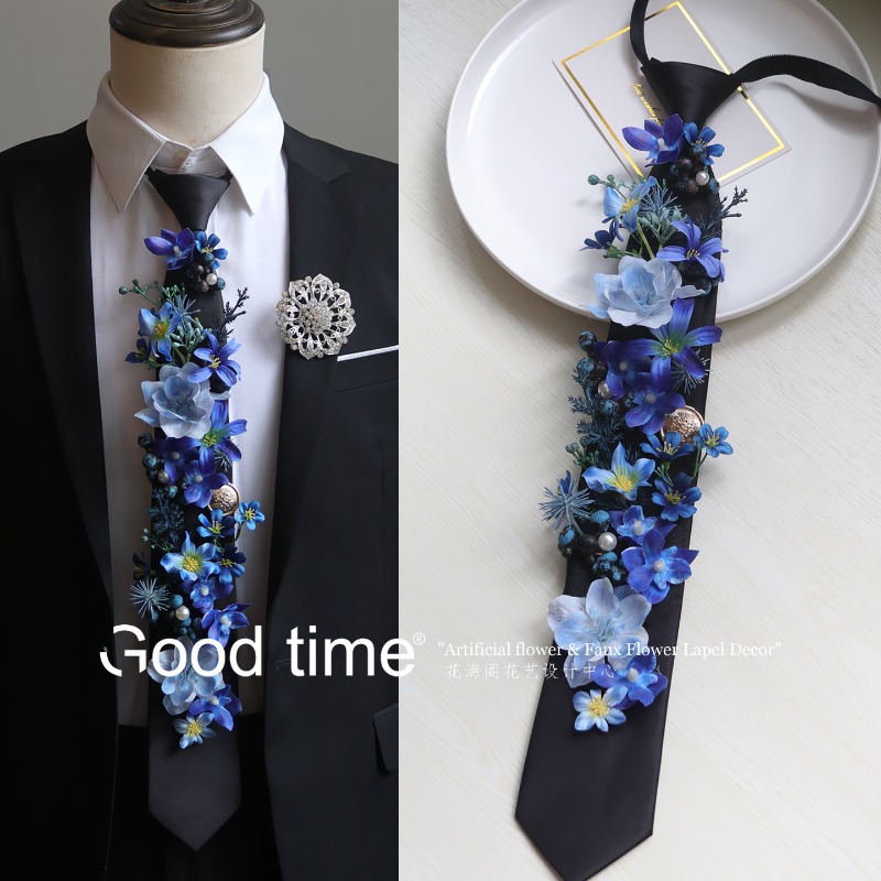 Tie flower simulation flower,  - Men Grooming Home 评论和价格