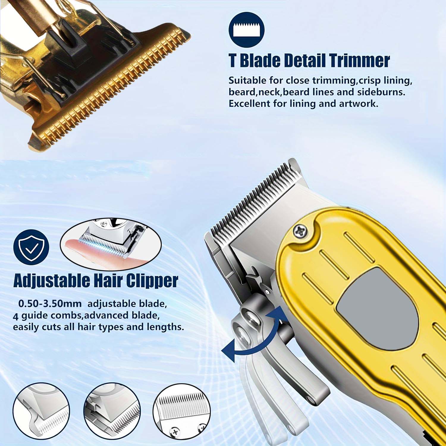 2 in 1 Electric Hair Clipper & - Men'S Grooming Electric Trimmer 评论和价格