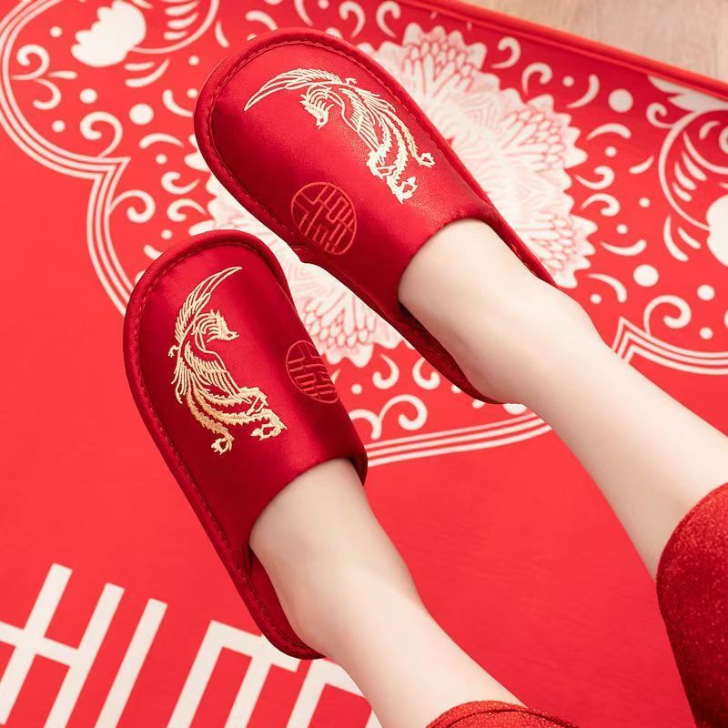 Men Silk Baotou Red Wedding Sl - Men Grooming Home 评论和价格