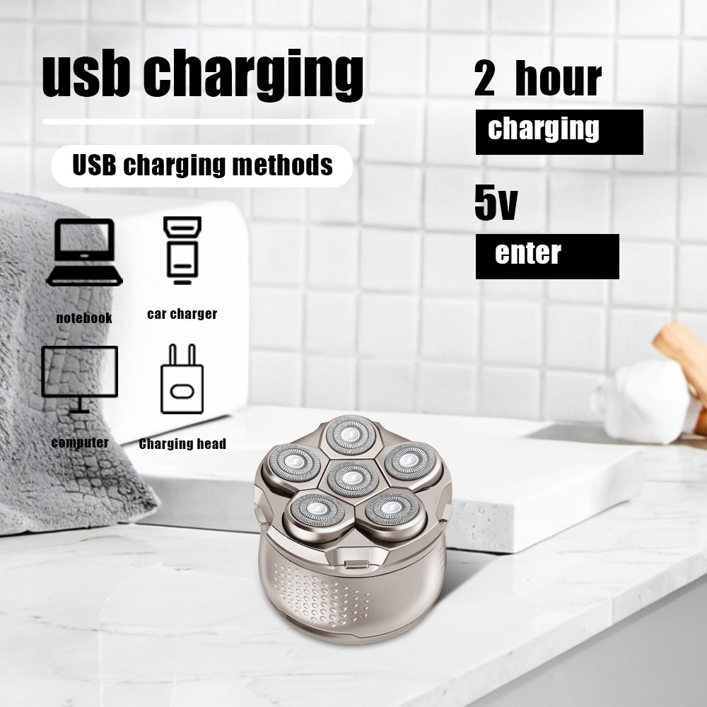6 Heads Electric Shaver for Me - Men Grooming Home 评论和价格